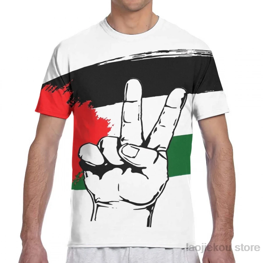 Men PEACE PALESTINE/Мужская футболка женская модная футболка для девочек с принтом летние футболки с короткими рукавами для мальчиков - Цвет: Men