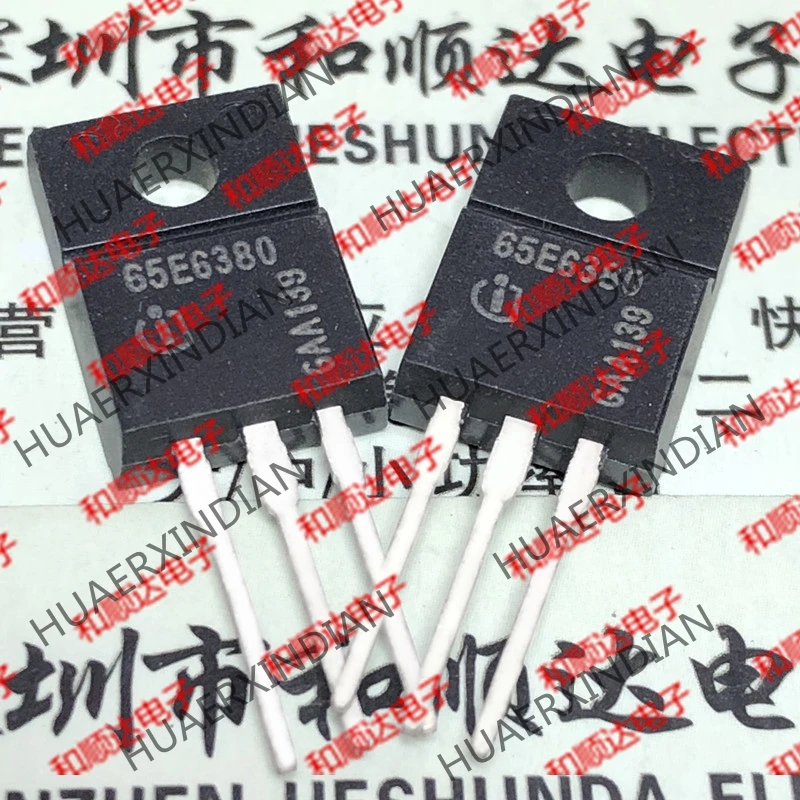 5 шт., новые оригинальные кнопки 65E6380 IPA65R380E6 TO-220F 650V 10A