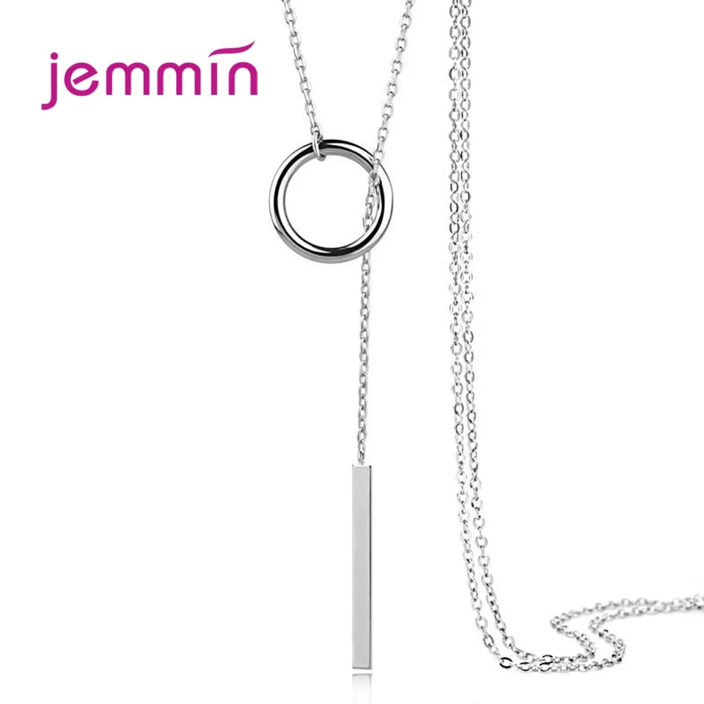 

New Arival 925 Sterling Silver Body Chain Necklace For Women Girls Birthday Party Geometric Design Trendy Style Wholesale