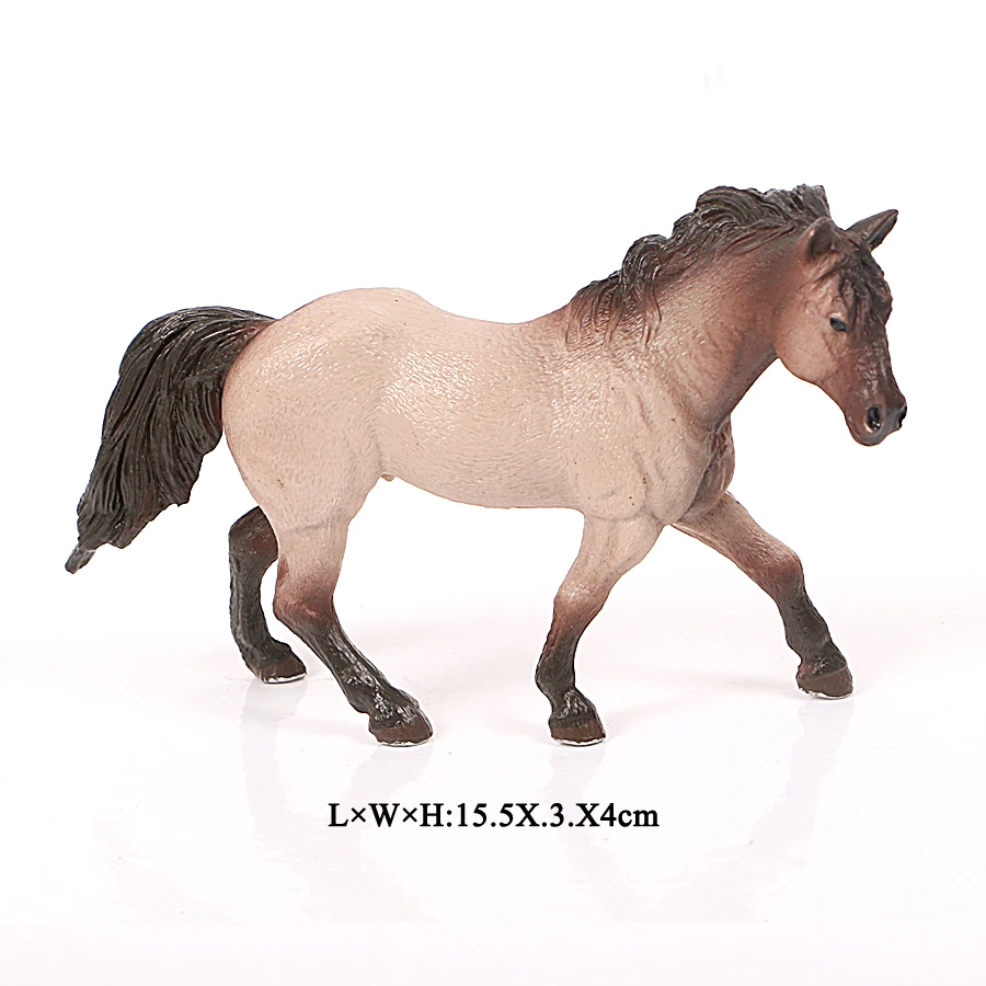 25 Животные на ферме, модели лошадей, Appaloosa, гарвардский ганновер, Clydesdale Quarter Arabian Horse, фигурки, цельная игрушка для детей - Цвет: 25