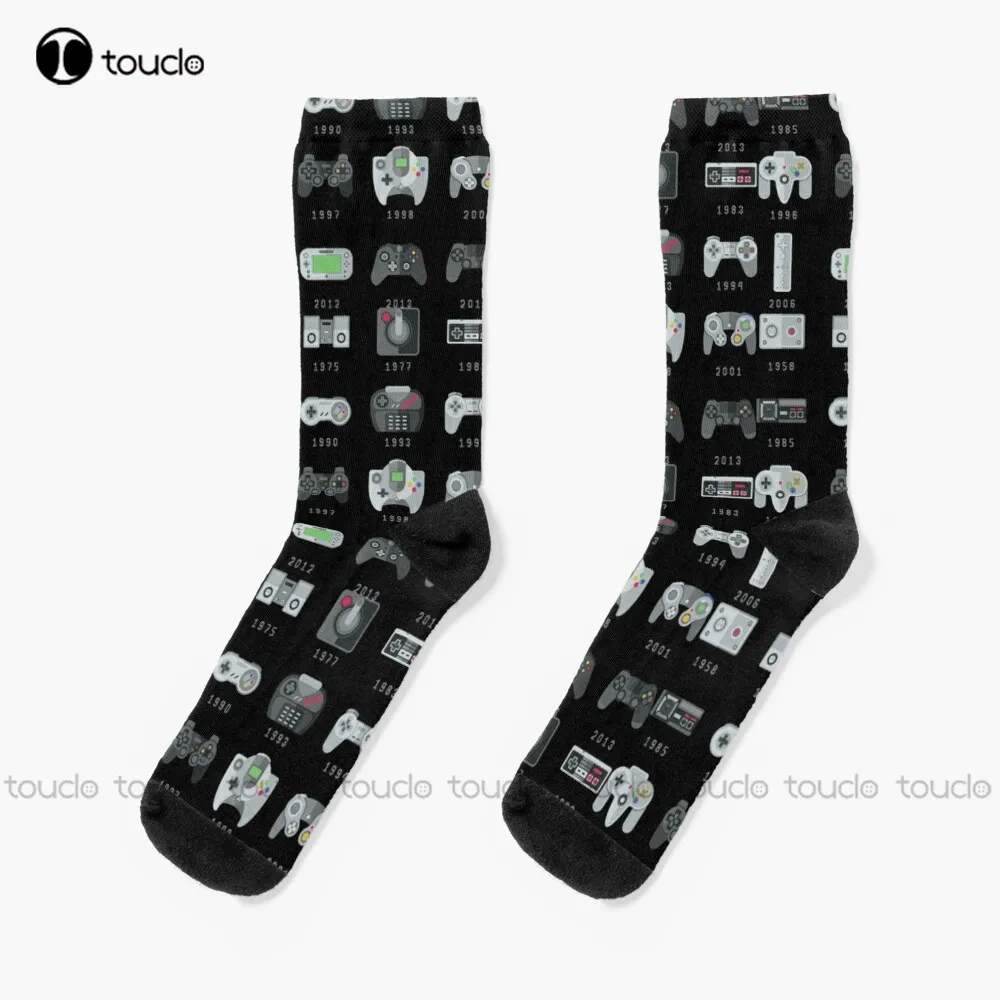 

Geek Gaming Controllers Socks Funny Socks For Women Personalized Custom Unisex Adult Teen Youth Socks Halloween Christmas Gift