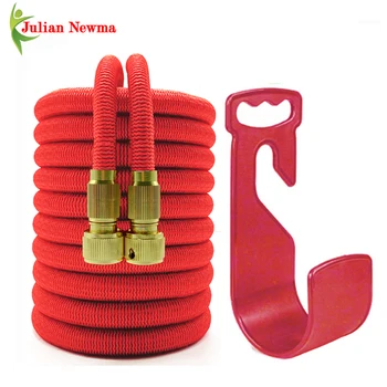 

1/2 irrigation hose Fexible Garden Hose reel wall mount hook expandable magic Watering pipe holder high pressure car wash hose