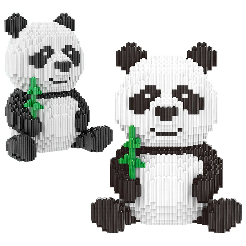 Лоз мини-блоки Creator DIY Assemable Китай Драгоценная панда строительные блоки образовательные модели животных 3689 шт Кирпичи игрушки для детей