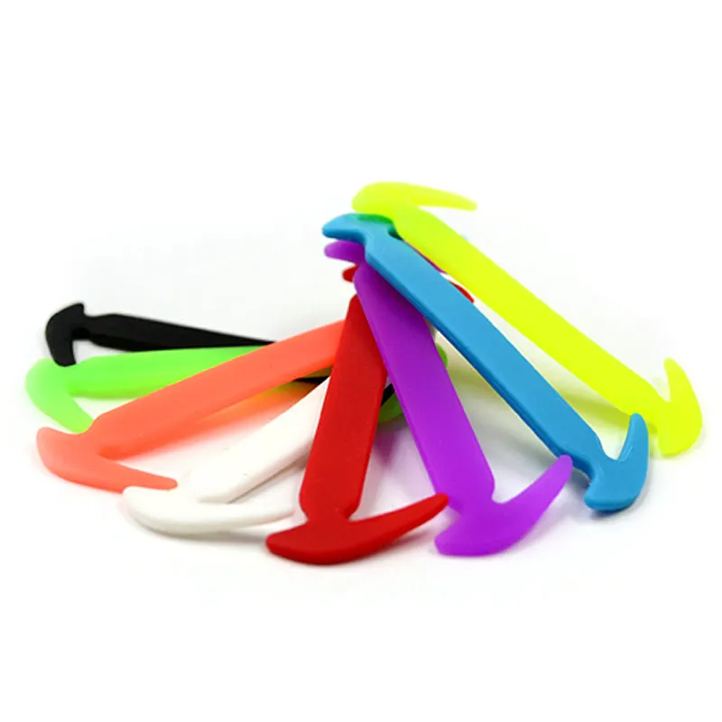 Lazy Sickle Shoe Lace 12 a Packet of Casual Athletic Shoe Laces Disposable Hole-Series Fashion Elastic Shoe Lace
