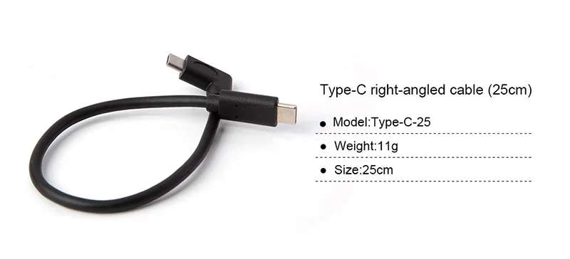 LanParte кабель usb type C для BMPCC 4K 6K Z cam для SSD для samsung SSD T5 для angelbird для wise