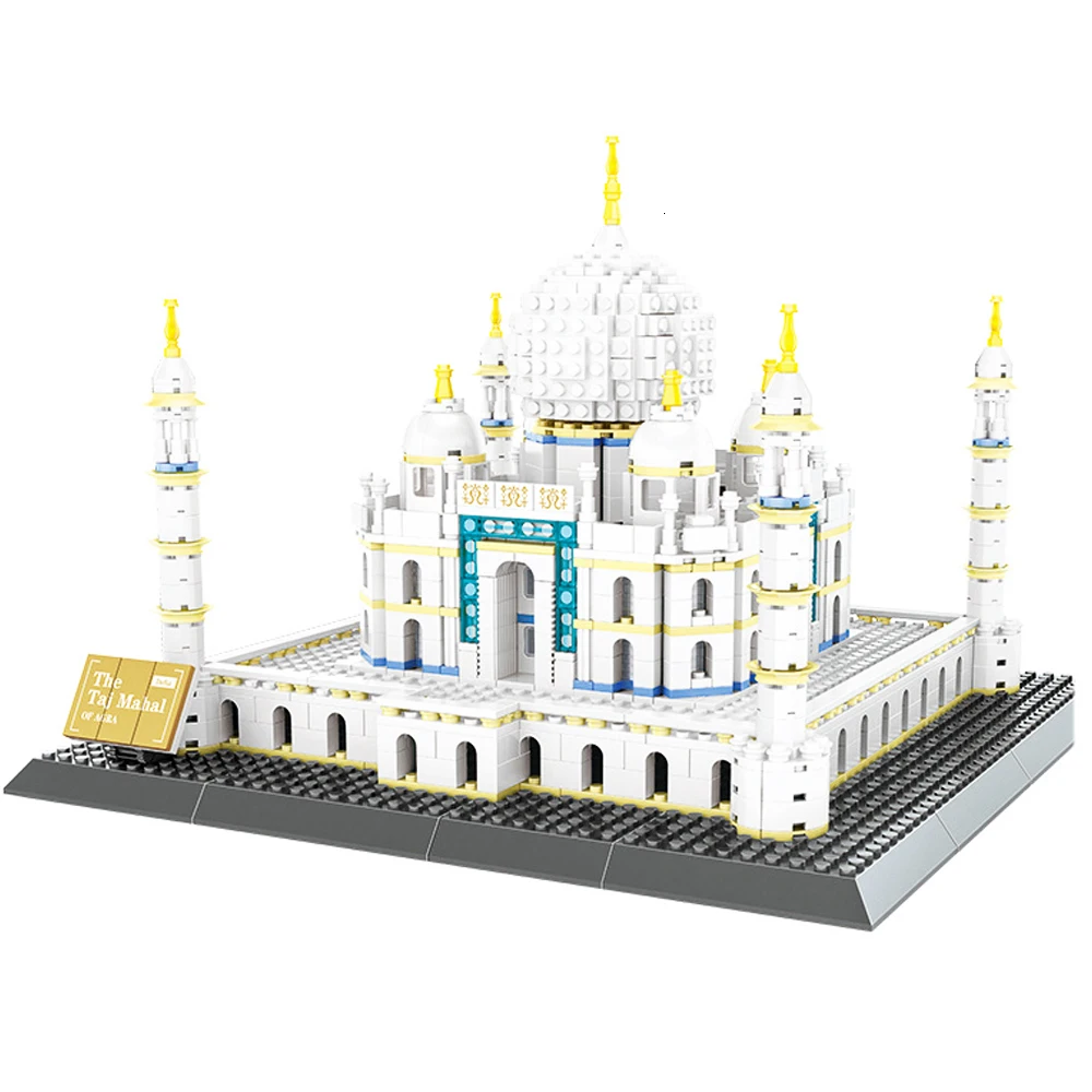 Wange 5211 знаменитая архитектурная серия, строительные блоки, игрушки 1505 шт., кирпичи Тадж-Махал из Агры, строительные игрушки для детей, подарки