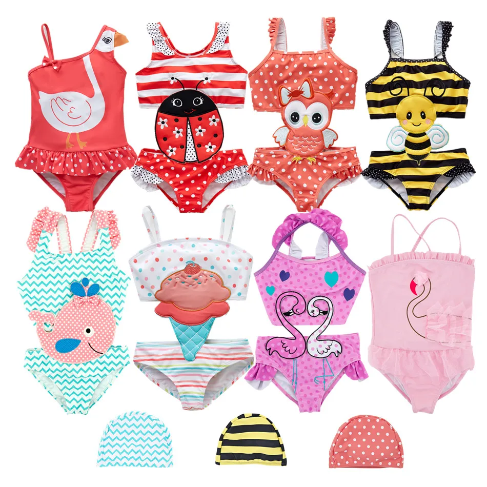 Watermelon Swimsuit Bikini Baby-Girls One-Piece Infant Toddler Beach Cute Summer Bathing