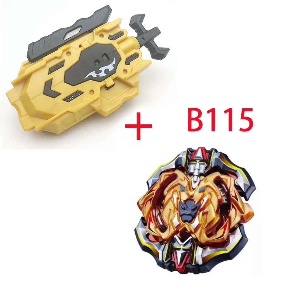 Beyblade Burst B129 CHO-Z VALKYRIE. Z. Ev с левым и правым двухсторонним пусковым устройством, металлический бустер, топ стартер, гироскоп, спиннинговая игрушка для боя - Цвет: B115