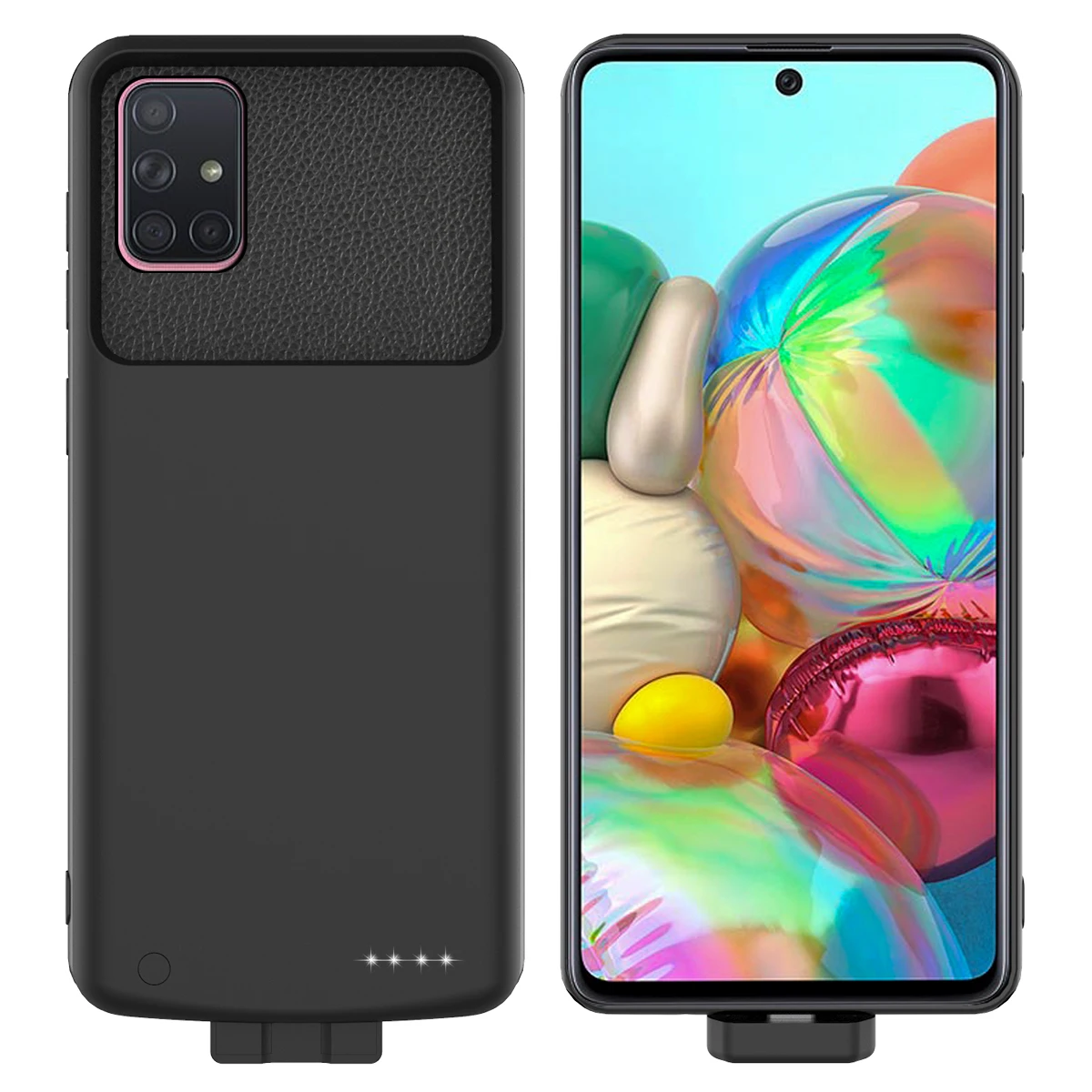 Для samsung A71 чехол для зарядного устройства 7000 мАч внешний резервный внешний аккумулятор противоударный чехол для зарядки для samsung A71 чехол для аккумулятора