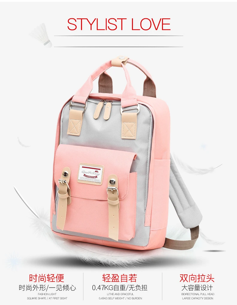 S. IKRR, женский рюкзак, многофункциональный, водонепроницаемый, Оксфорд, рюкзак для путешествий, рюкзак для девочек-подростков, Большой Вместительный рюкзак, Mochila