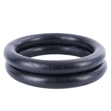 2 шт. Высокое качество сверхмощный АБС пластик 28 мм упражнения фитнес гимнастические кольца с пеной ручкой тренажерный зал упражнения Кроссфит подтягивания