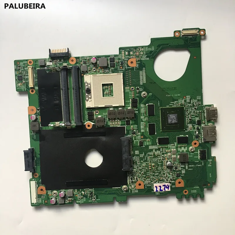 PALUBEIRA для Dell N5110 HM67 DDR3 MWXPK 0MWXPK CN-0MWXPK материнская плата ноутбука с видеокартой чипов