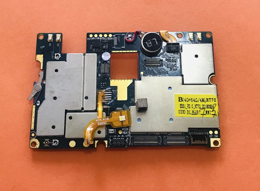 Оригинальная материнская плата 4G ram+ 64G rom материнская плата для HOMTOM HT70 MTK6750T Восьмиядерный
