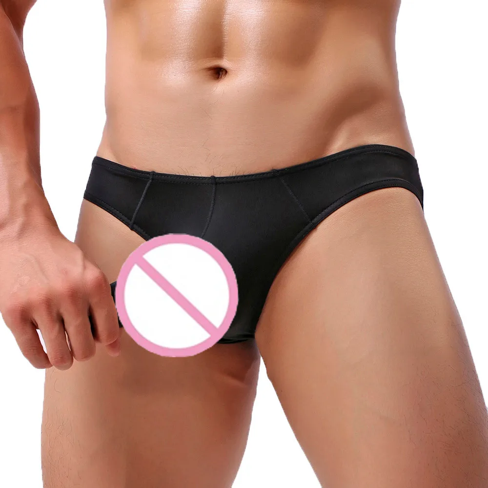 Короткие трусы мужские сексуальные нижнее белье слон выпуклость дышащий пенис