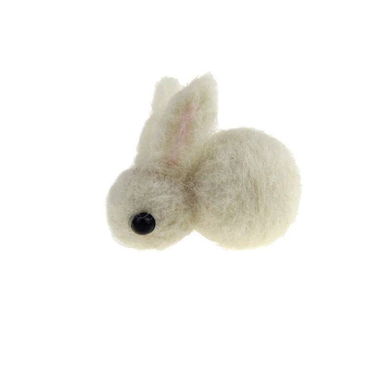 12 шт. игольчатый шерстяной войлок кролик маленький кролик ручной работы аксессуары для DIY