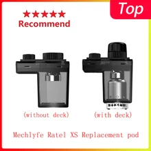 Mechlyfe Ratel XS сменный pod 5,5 мл емкость с верхней заправкой системы сборки для Ratel XS AIO 80 Вт Pod Kit
