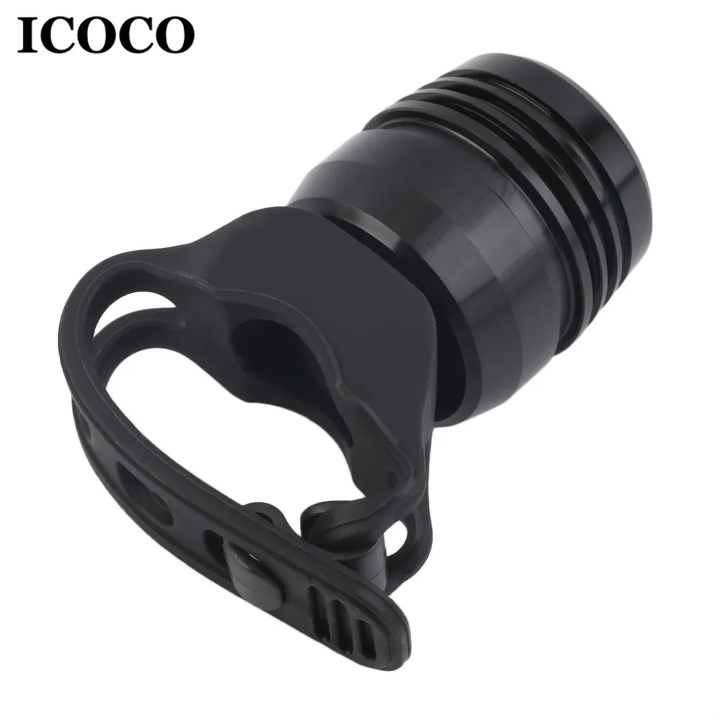 ICOCO USB Перезаряжаемые Алюминий сплав силиконовый чехол со светильник с 3-режим для велосипеда велосипедный задний Предупреждение красный светильник оптом