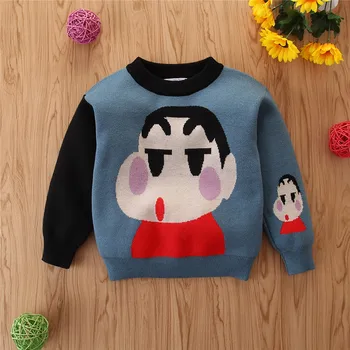 

Children's clothing outside sweaters ins2019 autumn and winter new boys and girls cute pullovers