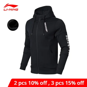 

Li-Ning Men BAD FIVE Basketball Hoodie WARM AT Fleece 66%Polyester 34%Cotton Regular Fit LiNing li ning Sweater AWDN849 MWW1493