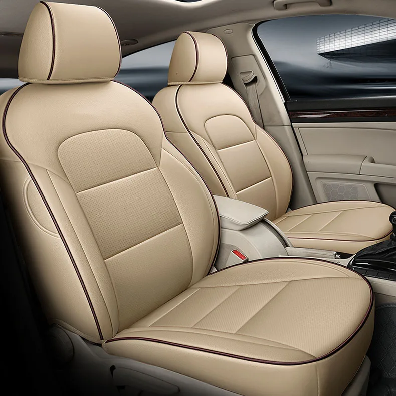 Чехлы для автомобильных сидений кожаные для авто skoda Superb автокресла внимание для автомобилей аксессуары автомобильные аксессуары Стайлинг