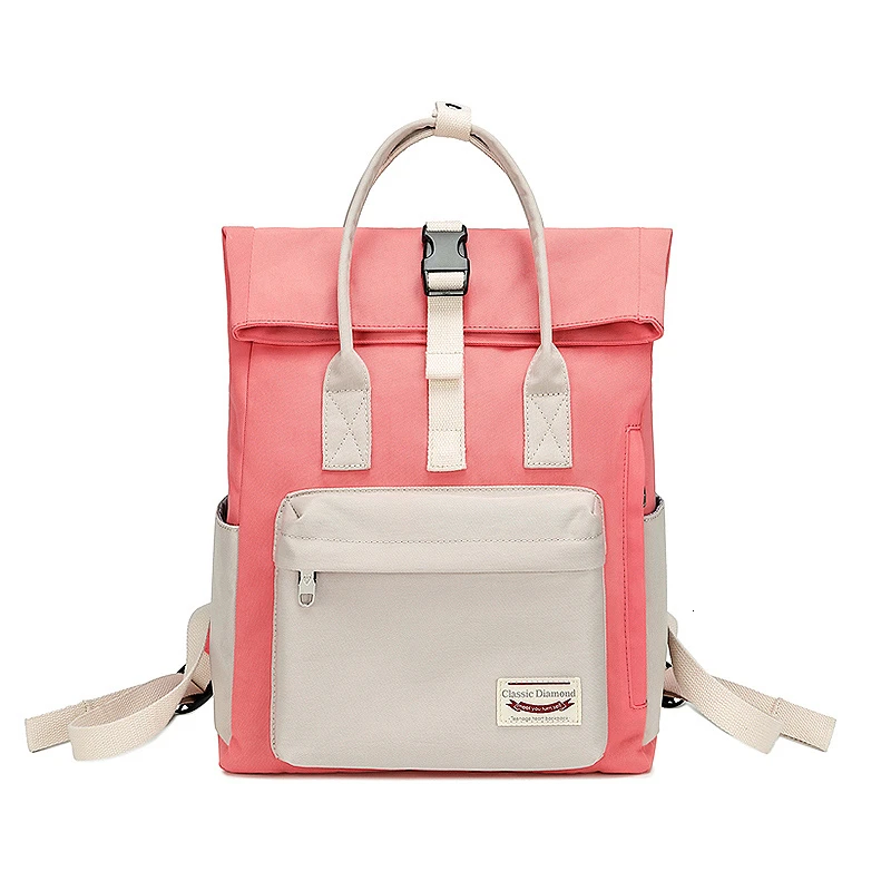 Gray Backpack LIKETHIS рюкзак для девочек, школьная сумка, дизайнерская, для путешествий, для подростков, нейлон, водонепроницаемый, для женщин, для ноутбука, рюкзаки, сумка на плечо, Mochila Feminina - Цвет: Gray Backpack