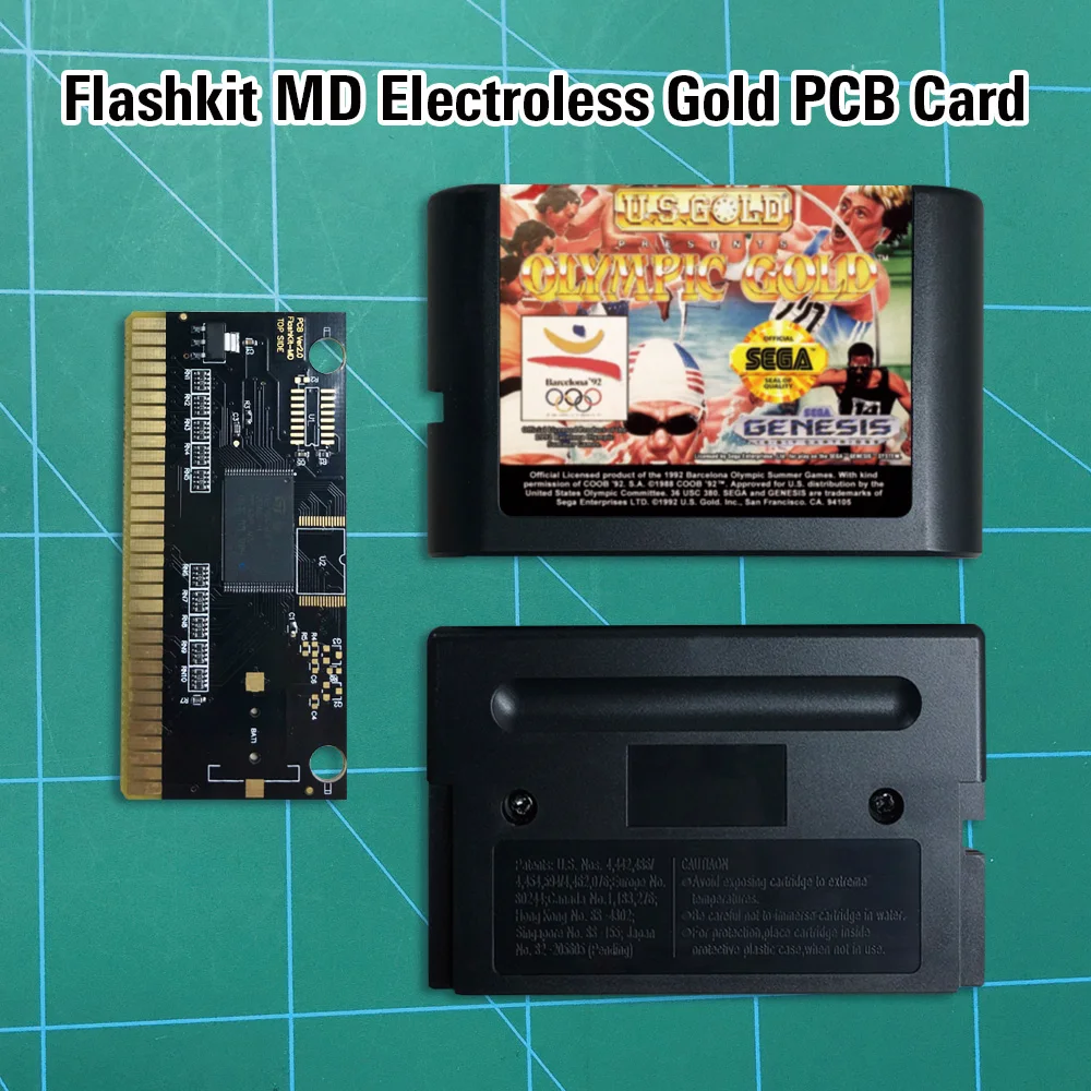 Олимпийский Золотой-Flashkit MD электрическая Золотая схема на основе печатной платы