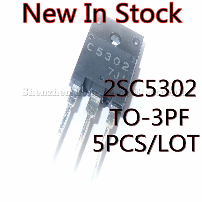 5PCS/LOT In stock 2SC5302 C5302 TO-3PF NPN Transistor Power Supply 800V 15A NEW | Электронные компоненты и