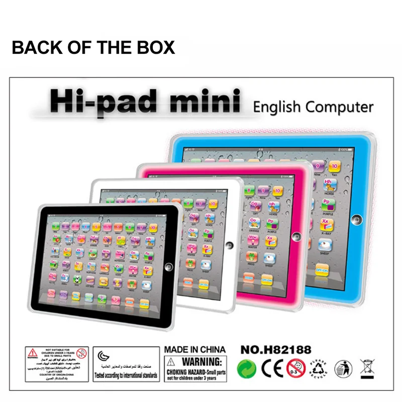 

2019 Hot Selling English Computer Learning Education Machine Tablet Toy Gift For 1-6 Years Toddler Learning English Gift