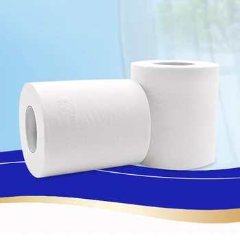 

10/24 Rolls Hand Clean Toilet Tissue Solid Paper Napkin Serviettes 4 Ply C Fold Paper Tissues Soft Strong Rapid Dissolving Paper