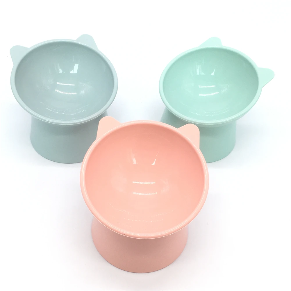 

Cat Bowls Single Pet Bowls With Raised Stand Pet Food and Water Feeder For Cats Dogs Feeders Pet Products Cat Bowl