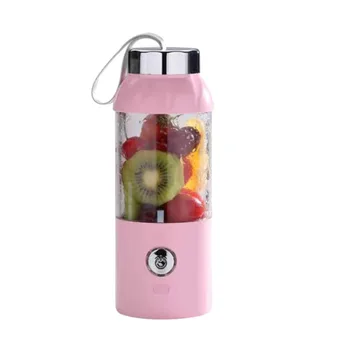 

500ML Mini Portable Electric Fruit Juicer USB Rechargeable Smoothie Maker Blender Machine Sports Bottle Juicing Cup Portable Ble