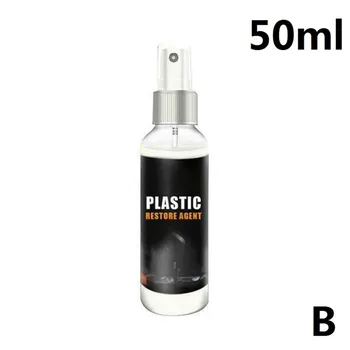 

30/50ml Plastic Parts Retreading Restore Agent Wax Instrument Wax Reducing Agent Refurbishment Coating Car Cleaner