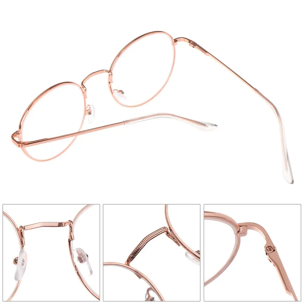 Chic Unisex Vintage Metal Round Eyeglass Frames