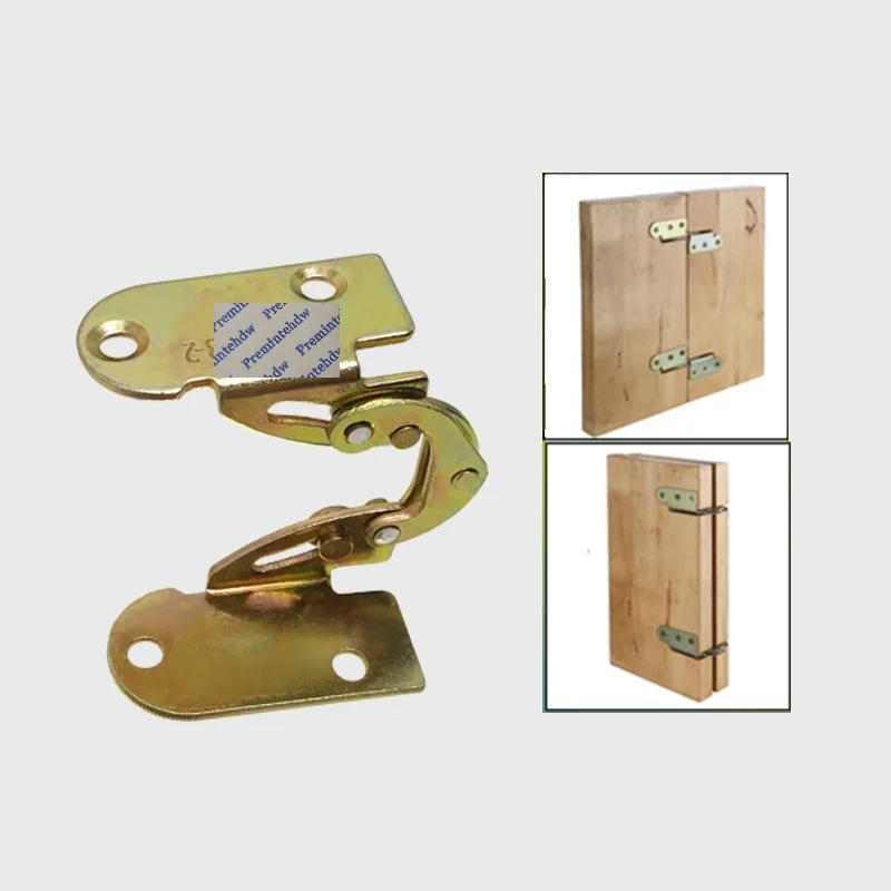 20pcs/lot Furniture Knife Flap Hinge For 18mm Thick Panel Tabletop 180 Degrees Folding