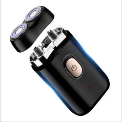 Wholesale Wet-Dry Dual Use Men Shaver USB Rechargeable Electric Razor Shaving Machine Clipper Beard Trimmer