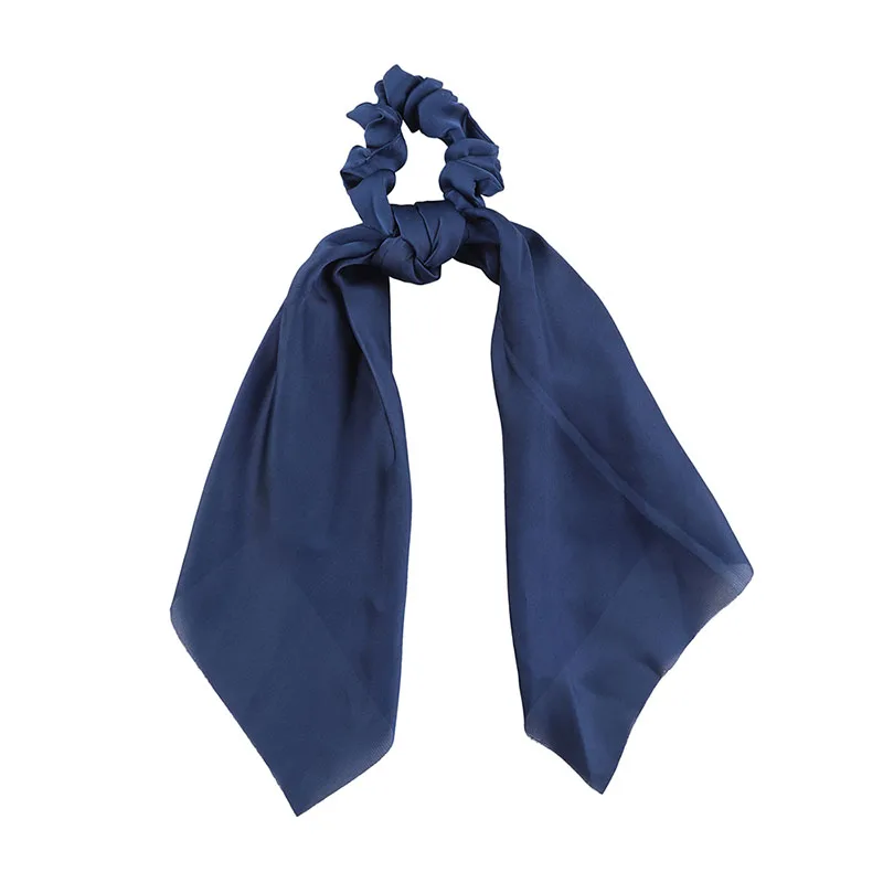 Style 33 Haimeikang, весенние резинки для волос с бантом, женские аксессуары для волос, резинки для волос, Рубиновая веревка, цветочный принт, эластичные резинки для волос, длинный головной шарф - Цвет: Style 33