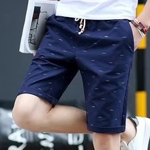 Пляжные полосатые вечерние с принтом для путешествий, быстросохнущие повседневные шорты с карманами, свободные мужские шорты на шнурке, Летние повседневные шорты с эластичной резинкой на талии для прогулок