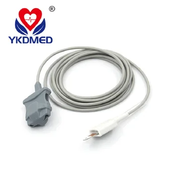 

Reusable Adult soft tip tongue shape 6pin connector SpO2 sensor for patient monitor,1m,TPU
