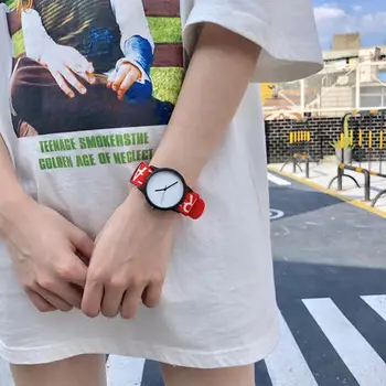 

Minimalist Dial Fashion Nylon Canvas Women Creative Watches Popular Street Style Watch For Young People Unique Quartz Wristwatch