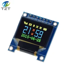 Módulo de exibição oled da cor completa de tzt 0.95 polegadas com resolução 96x64, spi, relação paralela, controlador ssd1331 7pin novo
