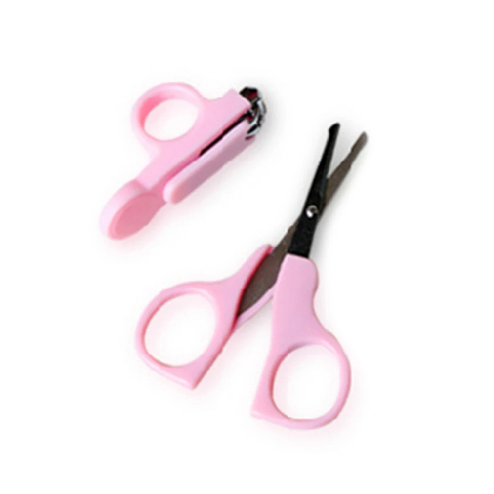 Pink Efex Здоровые Удобные Nailscissor кусачки для ногтей портативный, безопасный Nailscissorsset Детские улитки набор милый полезный Nailkit - Цвет: Pink