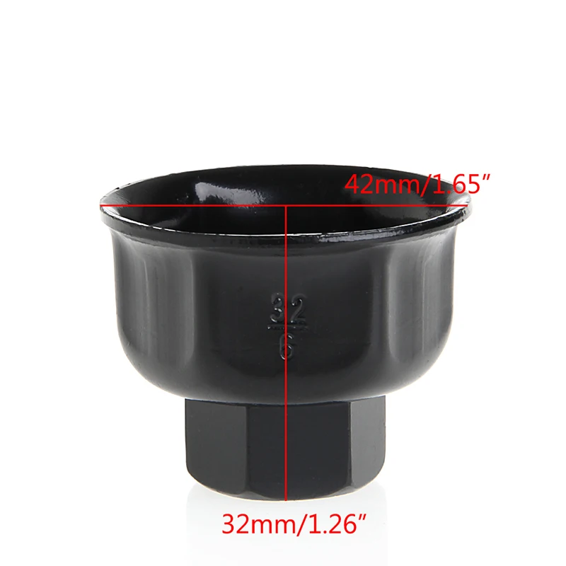 

New 32mm 3/8\" Auto Car Oil Filter Wrench Cap Socket Drive L4MF