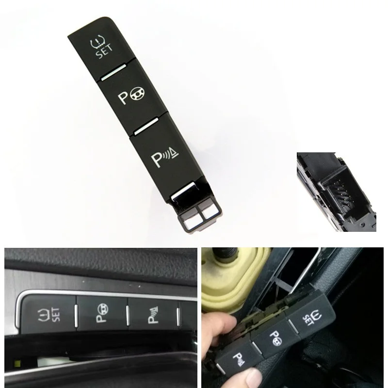 

For Golf 7 MK7 Car interior Tire Pressure Monitoring Parking Distance Control assist PLA PDC OPS Automatic Radar Switch Button