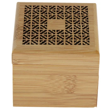 

1PC Bamboo Incense Sticks Holder Buddhist Coils Incense Burner Box Handmade Crafts Smell Aromatherapy for Yoga Studio Home