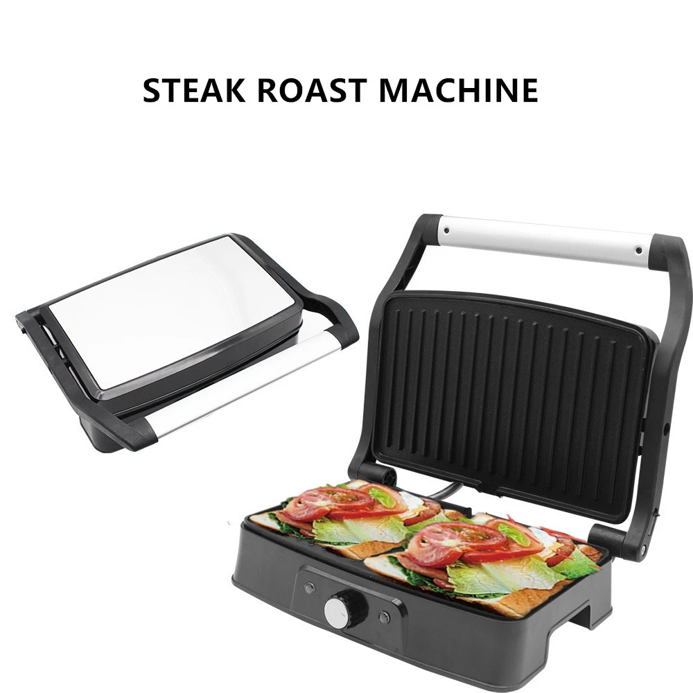 BBQ Grill Barbecue Machine Sandwich Makers Electric Smokeless Grilled