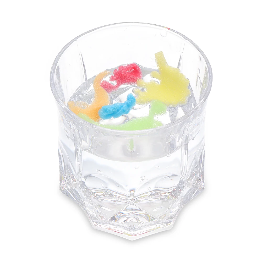 4pcs Novelty Gag Toys Magic Grow Water Absorption Capsule Juguetes Bath Toy Cognition Toys Kids Educational Cartoon Animal