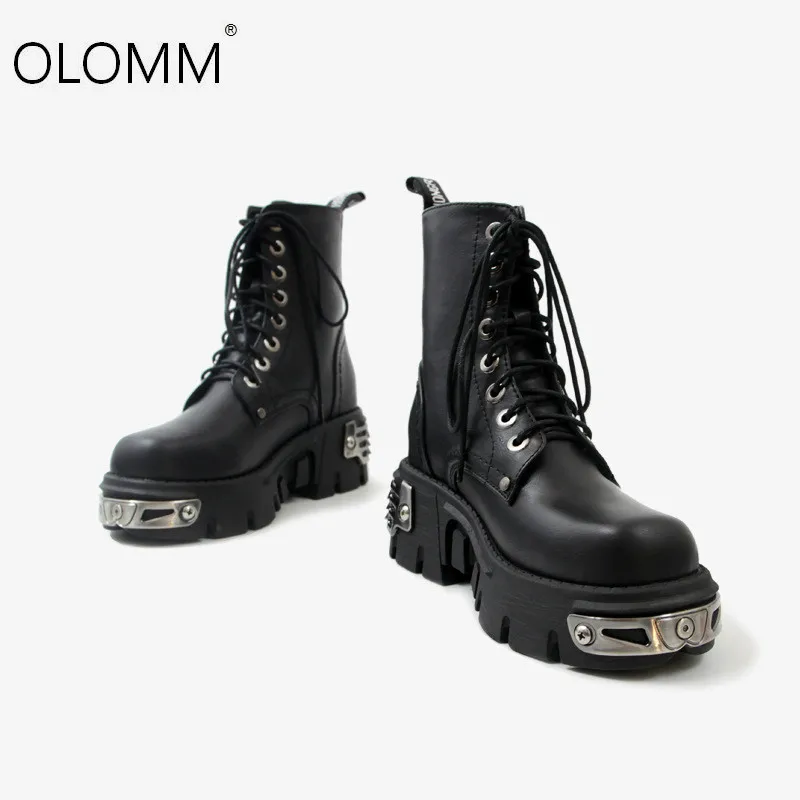 Cena 2019 jesienne i zimowe nowe buty motocyklowe o grubych podeszwach europa i stany zjednoczone krótkie podkolanówki Martin Boots