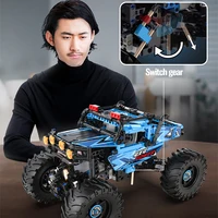 Cada 4WD Off-road Remote Control Car Building Blocks City Racing Car RC Buggy Trucks SUV Pickup Bricks Toys for boys 6