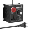 AC 110V/220V Compact Variable Voltage Controller Portable Speed Temperature Light Voltage Adjuatable Dimmer Voltage Regulator ► Photo 1/6