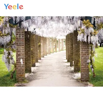 

Yeele Pillar Corridor Floor Wedding Portrait Scenery Photo Photography Backgrounds Photographic Backdrops Props For Photo Studio